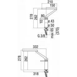 Mélangeur D'évier De Cuisine Avec Bec Extensible Nobili Zoom ZM00113/1CR | Chromé - Chromé -France NOBILI Soldes Boutique 10735544 4
