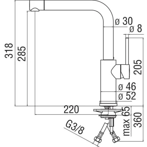 Mitigeur évier De Cuisine Nobili Web WB00123CR | Chromé - Chromé 2 Mitigeur évier De Cuisine Nobili Web WB00123CR | Chromé - Chromé – Image 2