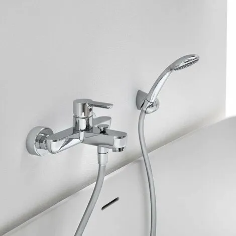 Mitigeur Baignoire Avec Complet Douche Nobili ABC AB87110CR | Chromé - Chromé 3 Mitigeur Baignoire Avec Complet Douche Nobili ABC AB87110CR | Chromé - Chromé – Image 3