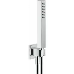 Kit De Douche Avec Raccord D'eau, Jet Fixe Nobili AD146/30CR | Chromé - Chromé