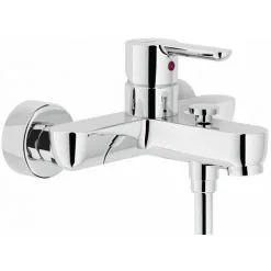 NOBILI Mitigeur Bain-douche Mural ABC Bec Central - Chromé