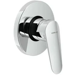 Nobili Mitigeur Monocommande De Douche Encastré En Laiton Chromé Blues BS101108CR | Chromè