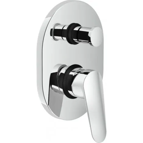 Nobili Mitigeur De Douche Encastré Avec Inverseur Série Blues BS101100CR | Chromè 1 Nobili Mitigeur De Douche Encastré Avec Inverseur Série Blues BS101100CR | Chromè