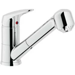 Nobili Mitigeur évier Monocommande Avec Douchette Amovible Hera H547117CR | Chromè