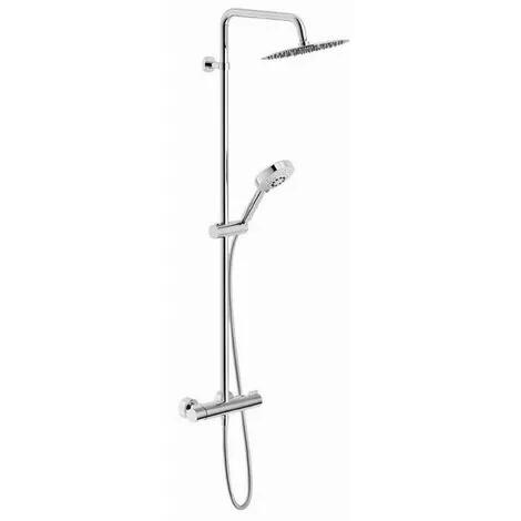 Colonne De Douche NOBILI Thermostatique Avec Pomme De Douche Ronde Et Douchette - Chrome - LFAB030/34CR - Chrome 1 Colonne De Douche NOBILI Thermostatique Avec Pomme De Douche Ronde Et Douchette - Chrome - LFAB030/34CR - Chrome