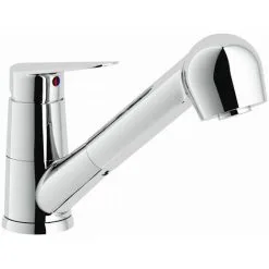 NOBILI Mitigeur évier BLUES Avec Douchette Extractible - Chromé