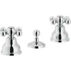 Mélangeur Bidet 3 Trous Nobili Grazia GRC5015/1CR | Chromé - Chromé