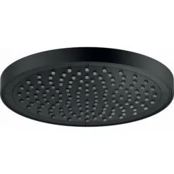 Pommeau De Douche Rond Noir Mat Ø 200 Mm Nobili AD139/10CBM | Noir Mat - Noir Mat