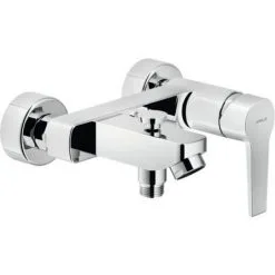 NOBILI Mitigeur Baindouche Capri Mural Chromé - Chromé