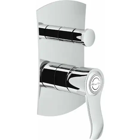 Mitigeur De Douche Encastrable Avec Déviateur Nobili Sofì SI98100/ECR | Chromé - 2 Sorties - Chromé 1 Mitigeur De Douche Encastrable Avec Déviateur Nobili Sofì SI98100/ECR | Chromé - 2 Sorties - Chromé