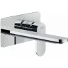Miscelatore Lavabo PareteMitigeur Lavabo Mural Chromé Avec Bec De 20 Cm Nobili Yoyo YO126198/1CR | Chromé - Chromé