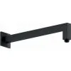 Bras De Douche Mural 350 Mm De Long Noir Mat Nobili AD138/24BM | Noir Mat - Noir Mat