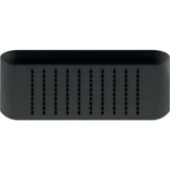 Pomme De Douche Anti-calcaire Modèle Carré Avec Finition Noire Mate Nobili AD139/122BM | Noir Mat - Noir Mat