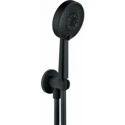 France NOBILI Soldes Boutique 21 Kit De Douche Avec Raccordement à L'eau En Finition Noir Mat Nobili AD146/47BM | Noir Mat - Noir Mat