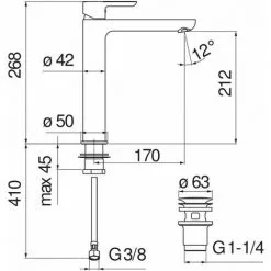 Mitigeur Lavabo Nobili Abc AB87128/2CR | Chromé - Chromé -France NOBILI Soldes Boutique 59896471 5