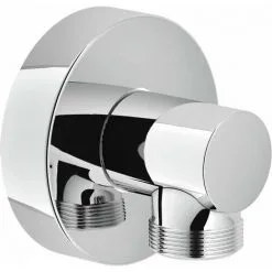 Raccord D'eau En Laiton Modèle Rond Nobili AD150/12CR | Chromé - Chromé