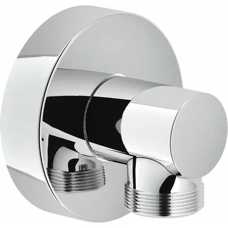 Raccord D'eau En Laiton Modèle Rond Nobili AD150/12CR | Chromé - Chromé 1 Raccord D'eau En Laiton Modèle Rond Nobili AD150/12CR | Chromé - Chromé