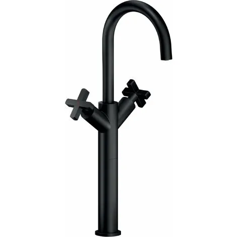 Mitigeur Lavabo à Double Levier 472 Mm De Haut Noir Mat Nobili Lira LR116228/2BM | Vidage Clic Clac 1"1/4 - Velours Noir - Velours Noir 1 Mitigeur Lavabo à Double Levier 472 Mm De Haut Noir Mat Nobili Lira LR116228/2BM | Vidage Clic Clac 1"1/4 - Velours Noir - Velours Noir
